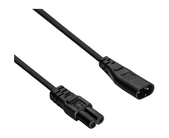 Кабель питания Akyga AK-RD-08A Удлинитель Eight CCA IEC C7 | IEC C8 1,5 м