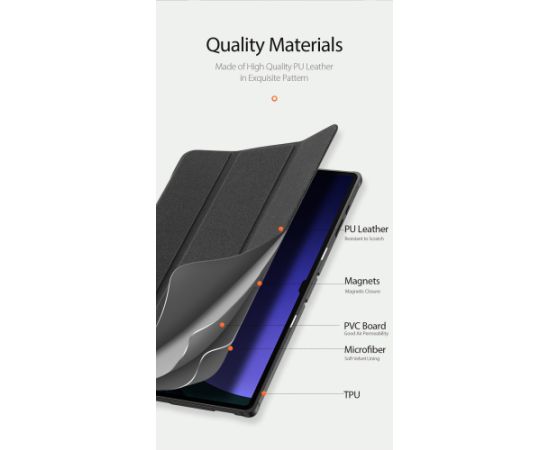 Чехол Dux Ducis Domo Samsung X920 Tab S10 Ultra т?мно-синий