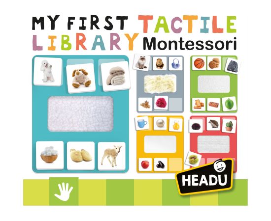 HEADU Montessori Моя первая тактильная библиотека