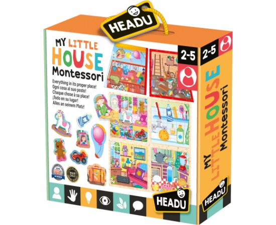 HEADU Montessori spēle "Mana mazā māja"