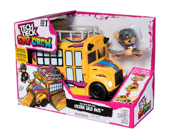 TECH DECK игровой набор Sk8 Crew Школьный автобус