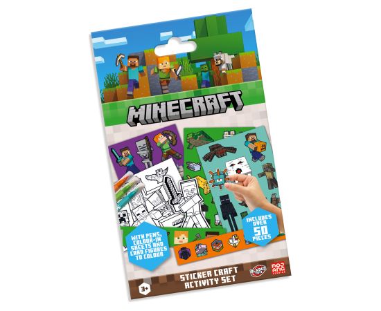 Bladez Minecraft uzlīmju aktivitāšu komplekts Radošās rotaļlietas
