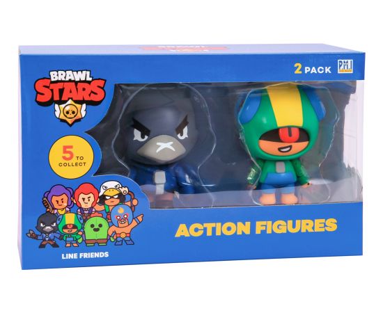 P.m.i. Kids World BRAWL STARS S1 ACTION FIGURES 11cm - 2 PACK VER.B Figūriņas un varoņi