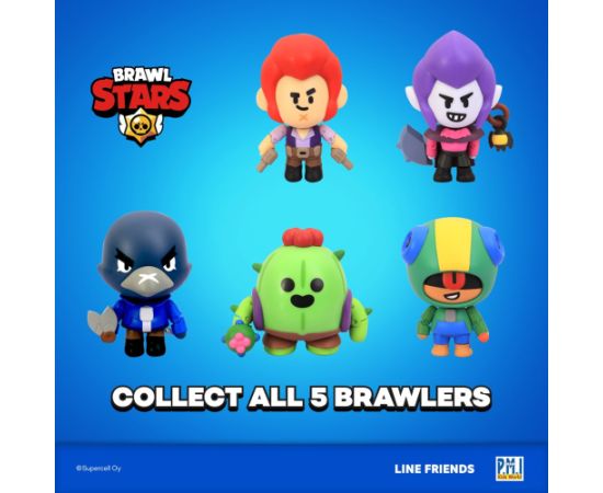 P.m.i. Kids World BRAWL STARS S1 ACTION FIGURES 11cm - 2 PACK VER.B Figūriņas un varoņi