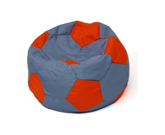 Go Gift Soccer Sako bag pouffe grey-red L 80 cm
