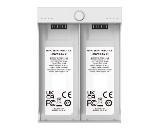HoverAir Charging Hub for two batteries - White Piederumi droniem