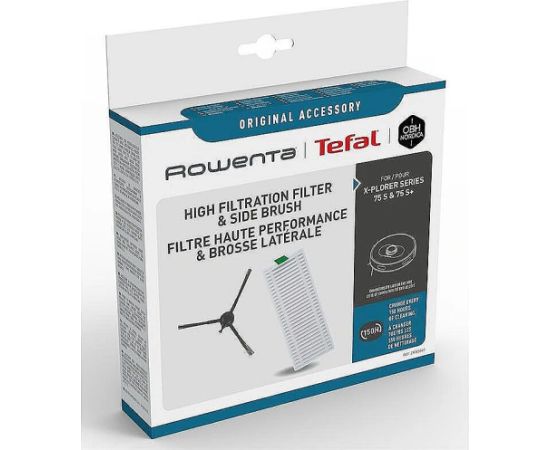 EPA filter + side brush for robots Xplorer S75 S/S+ RG85, Tefal Фильтры для пылесосов