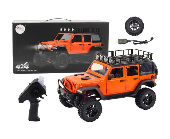 Leantoys Remote Controlled Off-Road Vehicle RC 2.4G 4x4 Drive Orange