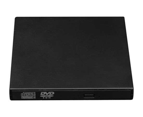 CP RW1 Тонкий Внешний USB 2.0 CD / DVD Устройство чтения дисков с USB Кабельным питанием Черный