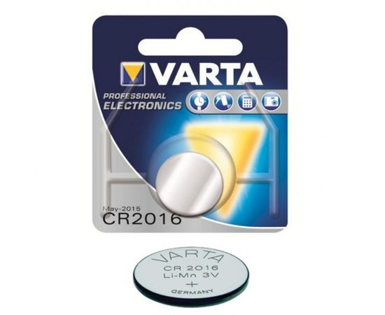 Varta CR2016 Proffesional Electronics 3V Lithium Tablet Battery Litija Baterija (1pcs)