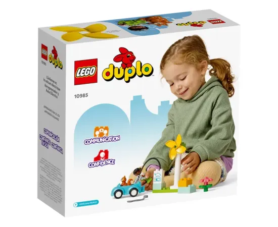 LEGO DUPLO Ветряная турбина и электромобиль (10985)