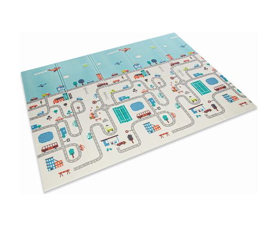 B-land Saliekams izglītojošs paklājiņš CITY 150x200 cm BL122 [A]