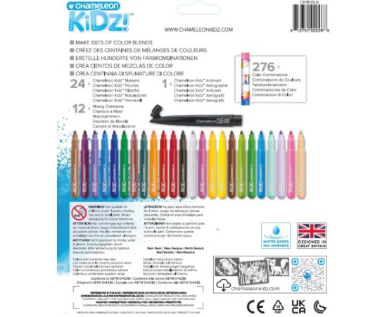 BLENDY PENS Marķieru komplekts Sapludini un izsmidzini 24 gab.