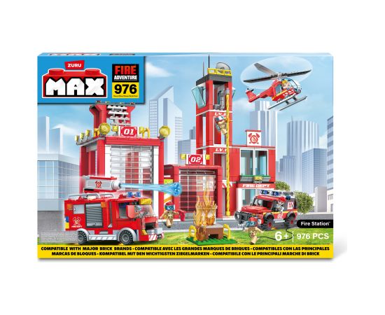 MAX CITY Klucīši Ugunsdzēsēju depo, 976 gab.