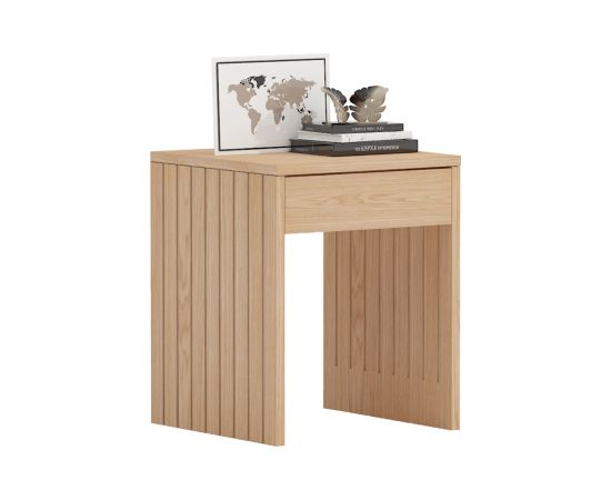 Nightstand SUNNY 40x40xH50cm, melamine oak