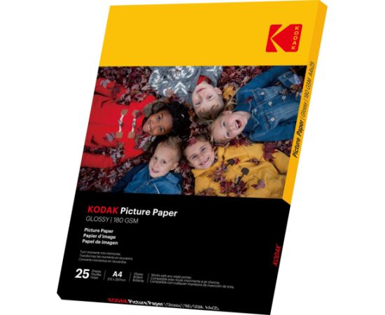 Kodak фотобумага A4 глянцевый 180 г 25 листов