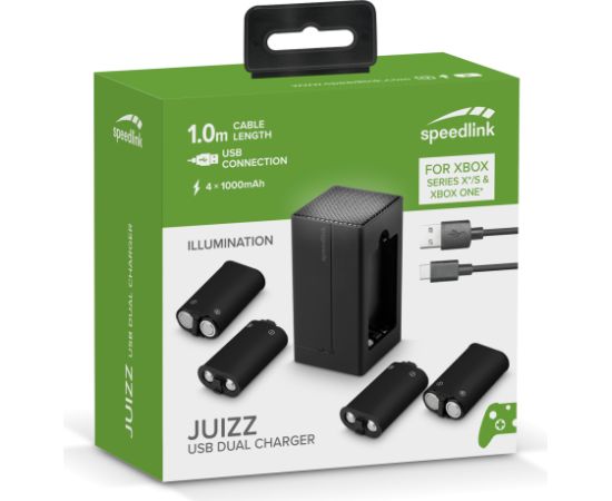 Speedlink charger Juizz Xbox USB Dual (SL-260003-BK)