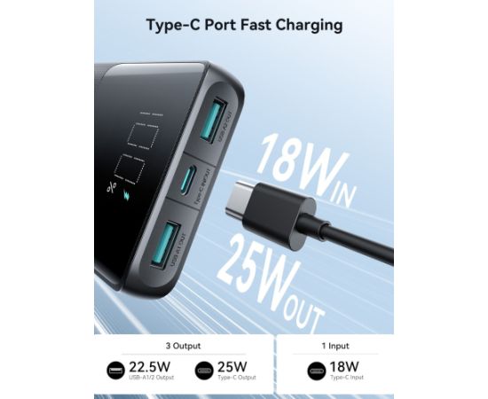 Внешний аккумулятор Power Bank Joyroom JR-PBF20 22.5W 10000mAh черный