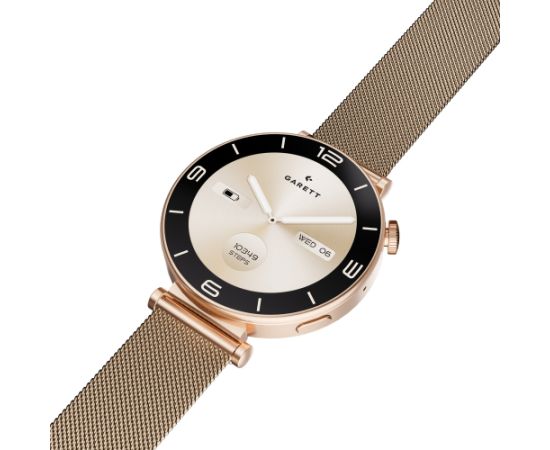 Garett Rose Gold Mesh steel Умные часы