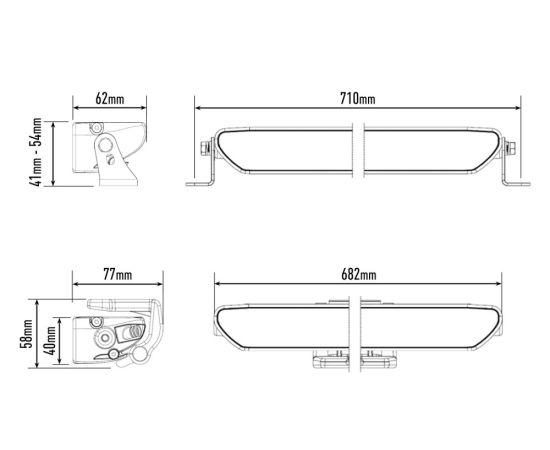 Papildlukturis 0L24-FL-LNR Lazer Lamps