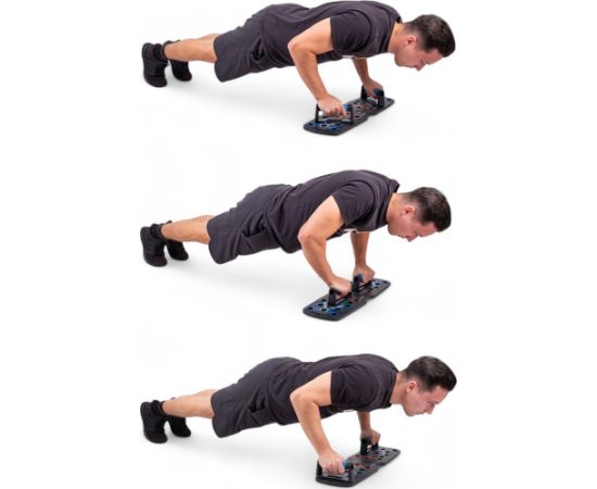 Daudzfunkcionāls Push-Up dēlis ar displeju inSPORTline Pushap Evo