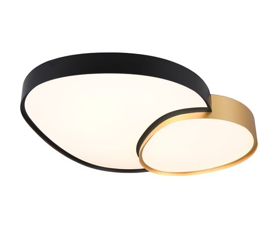 Gr.l.-RISE 45W LED 2700-6500K 5300lmmelna/zelta ar pulti Modernās lampas