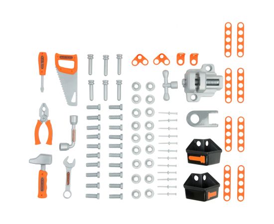 Darba galds Smoby BLACK+DECKER ar 79 aksesuāriem 103 cm 360700