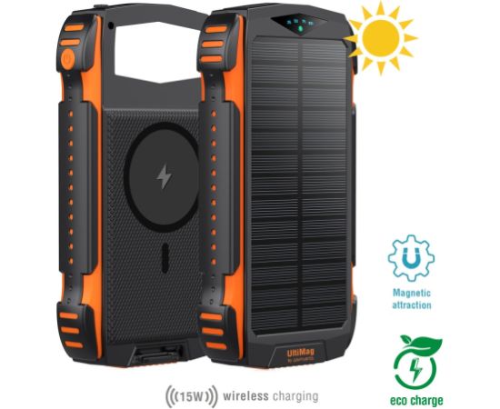 4smarts 4smart Solar Power Bank Переносная зарядная батарея UltiMag 20000 mAh