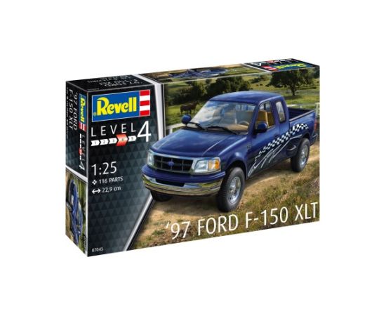 Модель под склейку 1997 Ford F-150 Xlt 1:25 116 шт. Revell 10+ 07045