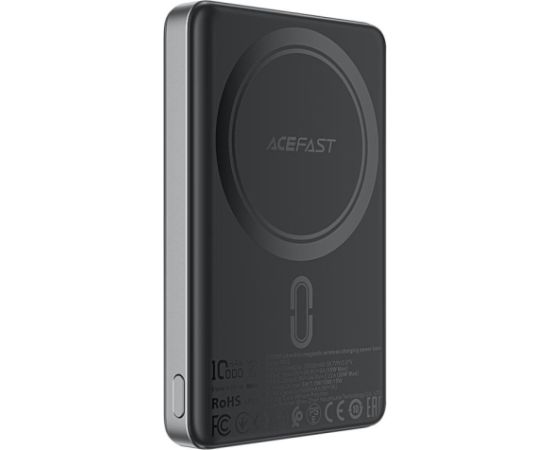Внешний аккумулятор Power Bank Acefast M12-10000 PD20W Magnetic Wireless 10000mAh черный