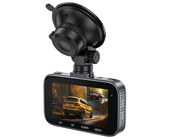Автомобильный видеорегистратор Hoco DV6 Dual Channel Driving Recorder With Display