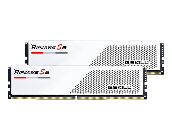 G.Skill DDR5 - 32GB - 5600 - CL - 40 Ripjaws S5 white Dual Kit - F5-5600J4040C16GX2-RS5W