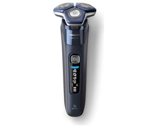 Philips SHAVER Series 7000 S7885/50 men's shaver Rotation shaver Trimmer Black, Blue Matu, Bārdas, Ķermeņa trimmeri