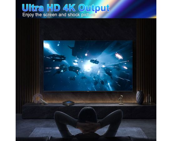 Tvix MX10 8K Медиаплеер Умная TV Box 2GB + 16GB Android 13 Bluetooth / Wi-Fi 5 Черный