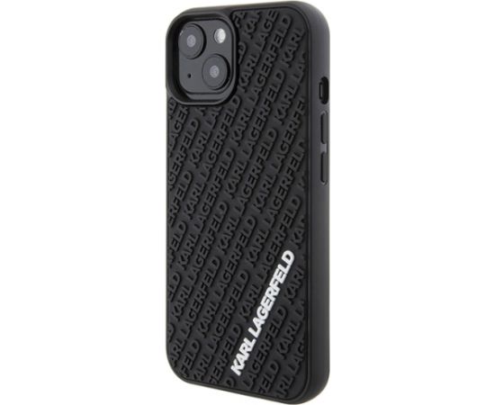 Karl Lagerfeld KLHCP15S3DMKRLK iPhone 15 6.1" czarny|black hardcase 3D Rubber Multi Logo