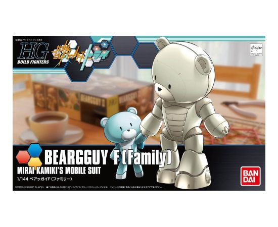 Bandai HGBF 1/144 BEARGGUY F [FAMILY] Figūriņas un varoņi