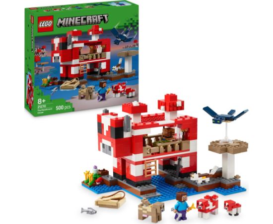 Lego Minecraft sēņu govju māja (21270)