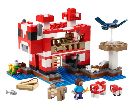 Lego Minecraft sēņu govju māja (21270)