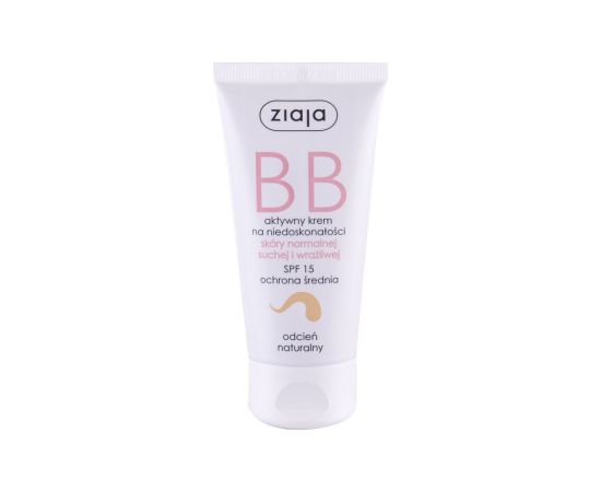 Ziaja BB Cream / Normal and Dry Skin 50ml SPF15 W / BB Cream