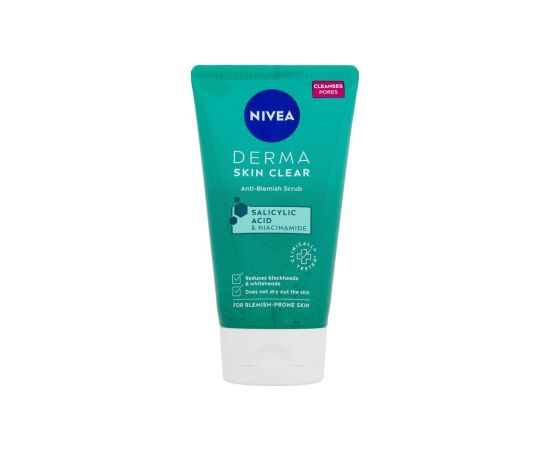 Nivea Derma Skin Clear / Anti-Blemish Scrub 150ml W / Peeling