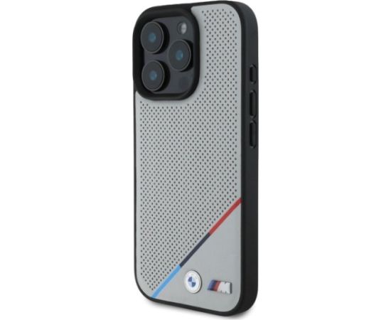 BMW M Perf. Tricolor Printed Stripes MagSafe Защитный Чехол для Apple iPhone 16 Pro Max