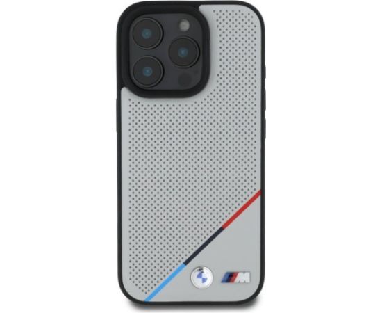 BMW M Perf. Tricolor Printed Stripes MagSafe Защитный Чехол для Apple iPhone 16 Pro Max