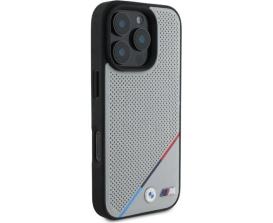 BMW M Perf. Tricolor Printed Stripes MagSafe Защитный Чехол для Apple iPhone 16 Pro Max