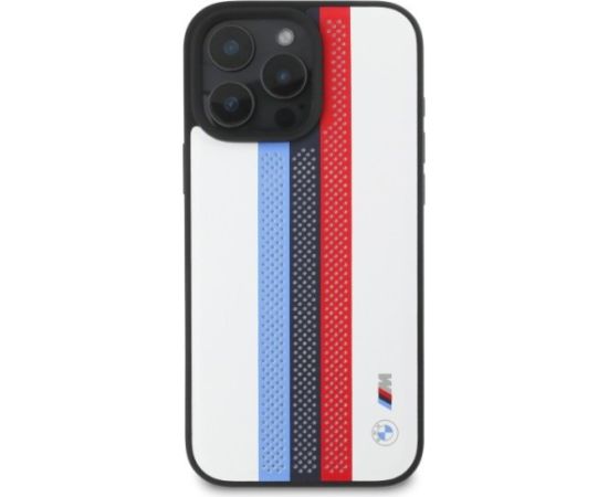 BMW M Perf. Tricolor Printed Stripes MagSafe Aizsargapvalks priekš Apple iPhone 16 Pro Max Neoriģinālie Maciņi