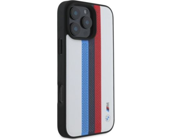 BMW M Perf. Tricolor Printed Stripes MagSafe Aizsargapvalks priekš Apple iPhone 16 Pro Max Neoriģinālie Maciņi