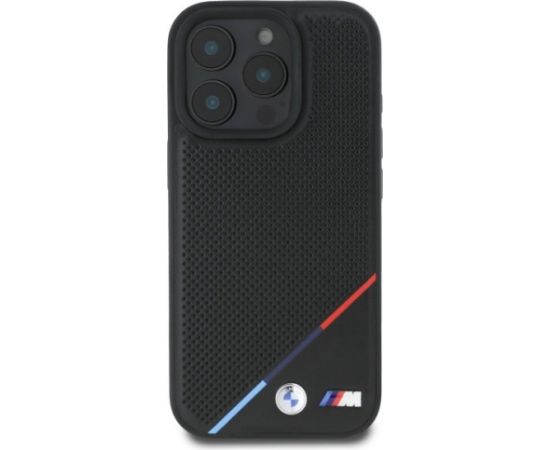 BMW M.Perforated Tricolor Line MagSafe Защитный Чехол для Apple iPhone 16 Pro Max