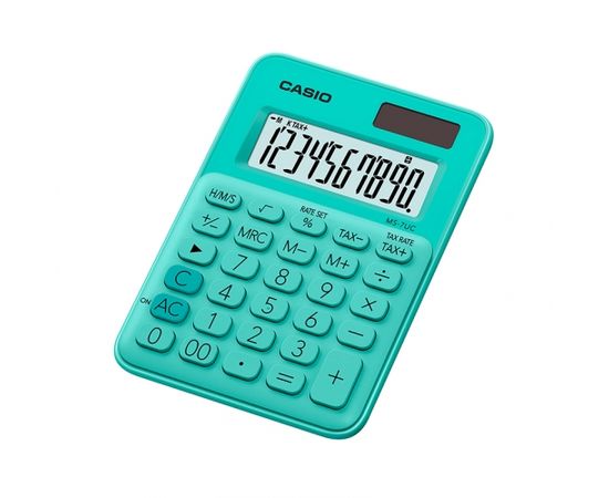 Kalkulators CASIO MS-7UC, piparmētru krāsa