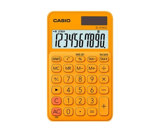 Kalkulators CASIO SL-310UC, oranža krāsa