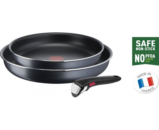 Tefal Ingenio XL Force, 3 priekšmeti, 24/28 cm - Pannu komplekts + rokturis