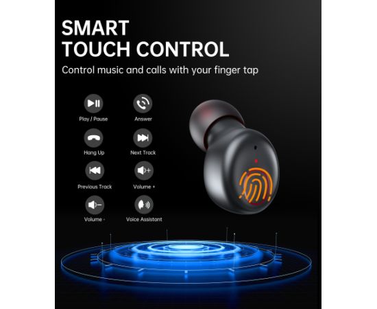 Беспроводные наушники Choetech BH-T16 Hi-Fi Bean TWS черные